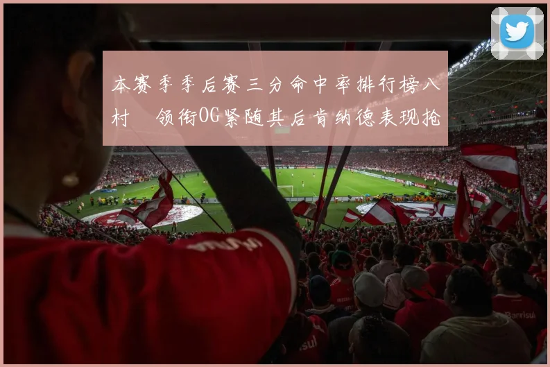 本赛季季后赛三分命中率排行榜八村塁领衔OG紧随其后肯纳德表现抢眼